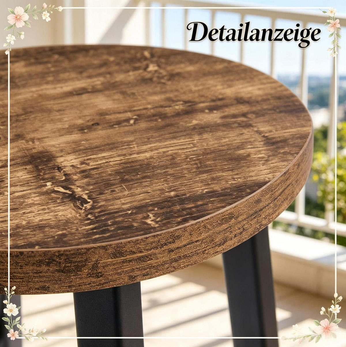 BARHOCKER 2er-Set im Industrial-Stil Schwarz/Vintage MDF und Metall - Schwarz, Metall (30/71/30.1cm) - Meubliv
