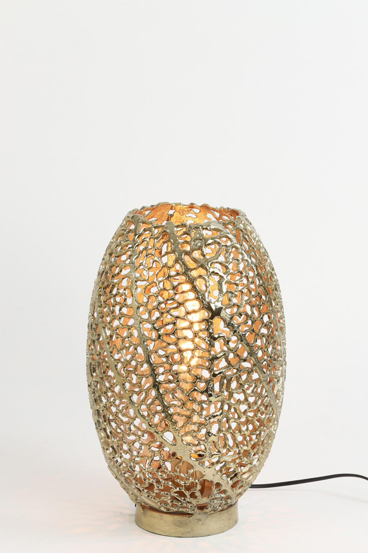TISCHLAMPE Sinula Gold Ø24/40 cm - Goldfarben, Metall (24/24/40cm) - Light & Living