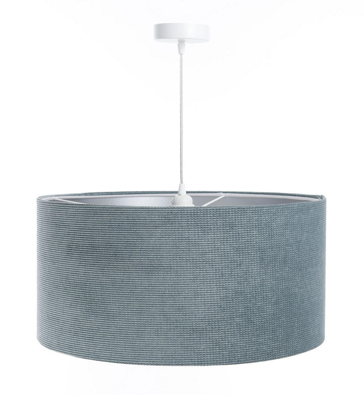 HÄNGELEUCHTE Blau 60/30 cm - Blau/Silberfarben, Kunststoff (60/0.8/30cm) - ONZENO