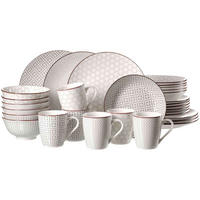 KOMBISERVICE Siem grau 30er Set - Grau, Keramik (2/2/2cm) - Ritzenhoff Breker