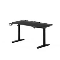 ELEKTRISCH verstellbarer Gaming-Schreibtisch X-Forge 140 x 70 cm - Schwarz, Metall (70/140/73cm) - Diablo Chairs