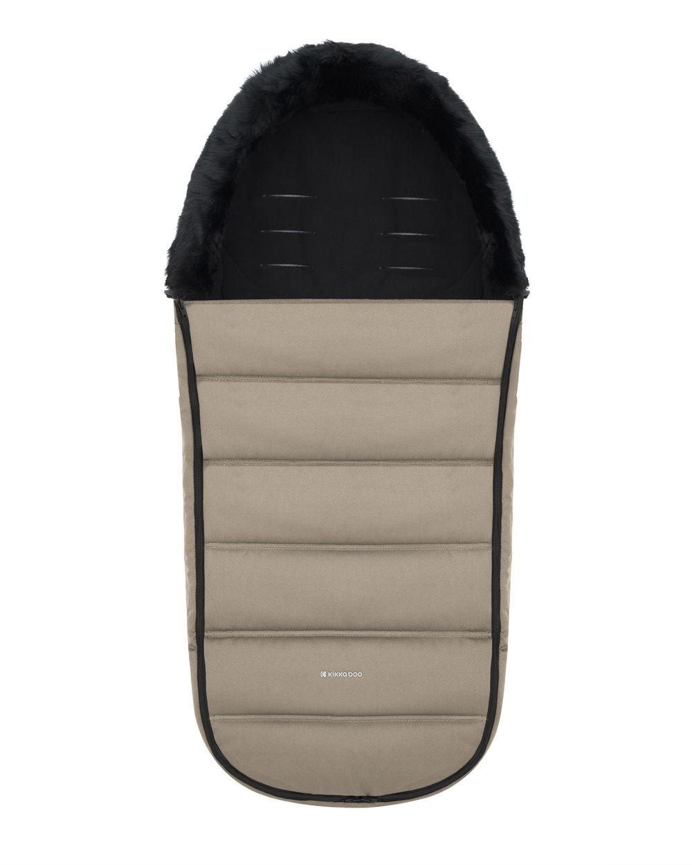 FUSSSACK Urban beige 5-Punkt-Gurt, Fußabdeckung, universell passend, ab Geburt, Kinderwagen - Beige, Textil (40/1/97cm) - Kikka boo