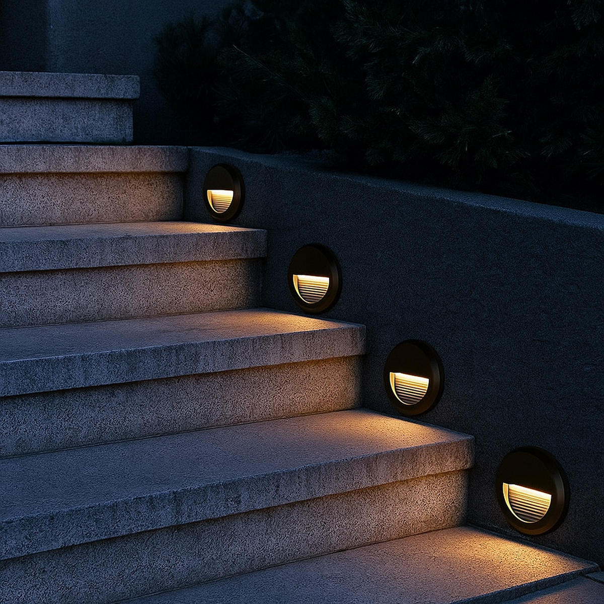 LED WANDLEUCHTE Schwarz Rund - Schwarz, Kunststoff (15/2.7/15cm)