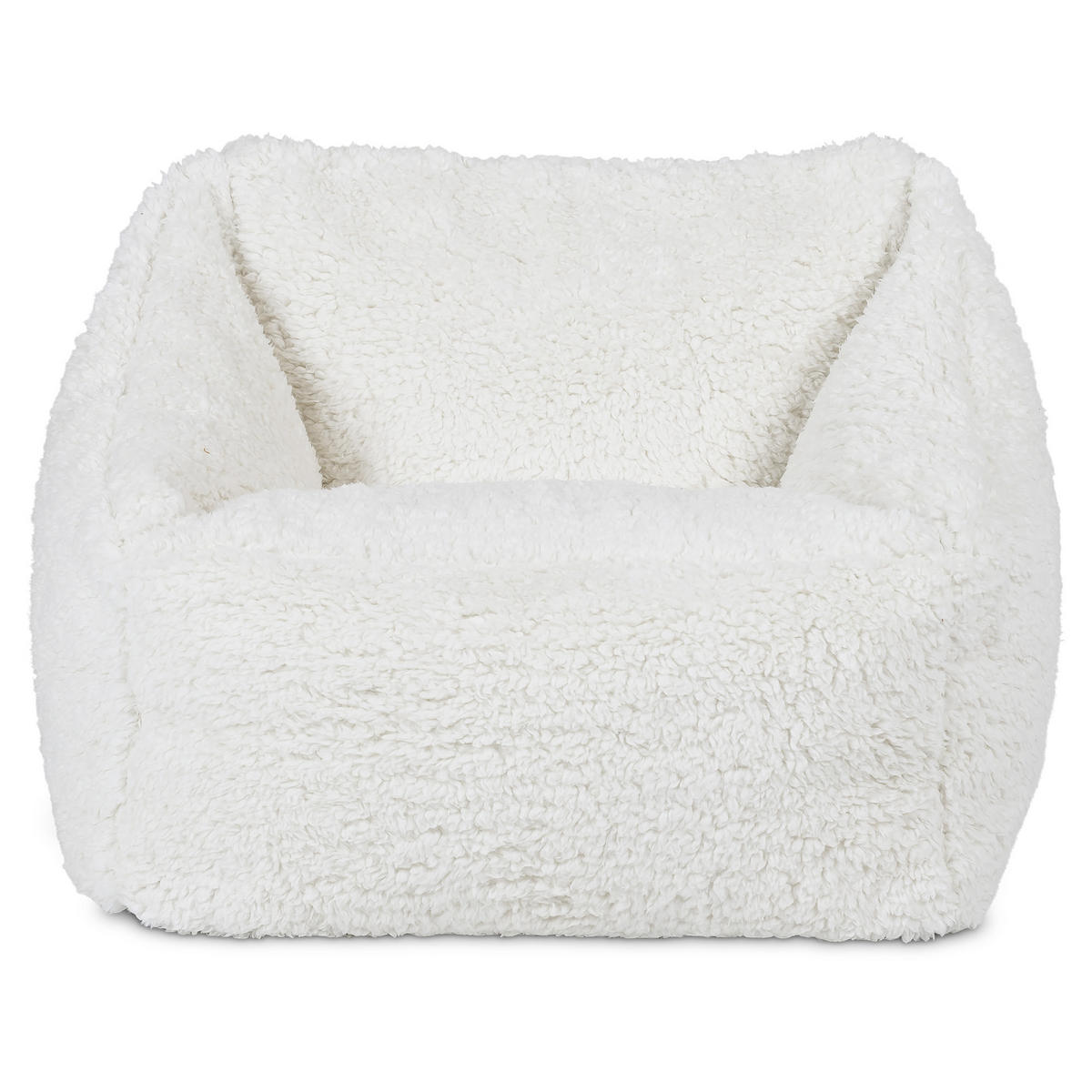 SITZSACK Flauschig für Kinder - Creme, Kunststoff (55/44/55cm) - icon