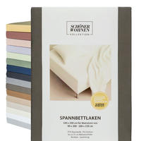 NAPÍNACIE prestieradlo FLAT - biela, textil (140/200cm) - Schöner Wohnen