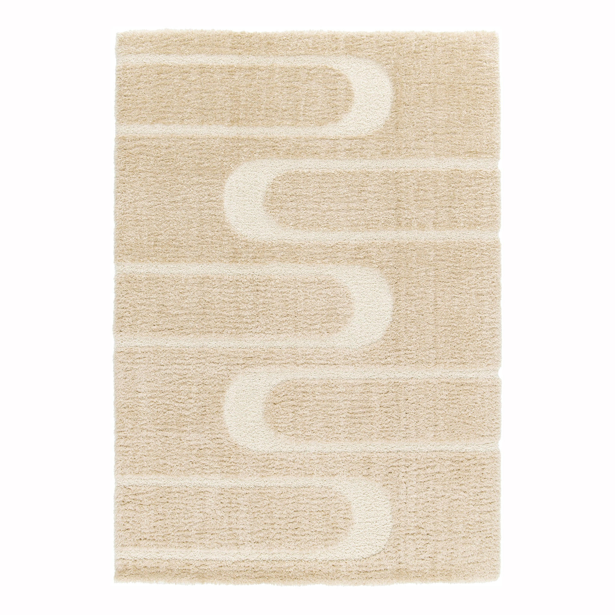 TEPPICH, Weicher, dicker mit Reliefeffekt beige - Beige, Textil (200/290cm) - AFK Living
