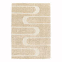 TEPPICH, Weicher, dicker mit Reliefeffekt beige - Beige, Textil (200/290cm) - AFK Living