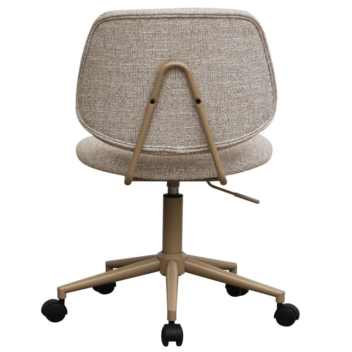 DREHSTUHL höhenverstellbar in Webstoff Beige - Beige, Textil/Metall (60/82/57cm) - Furnhouse
