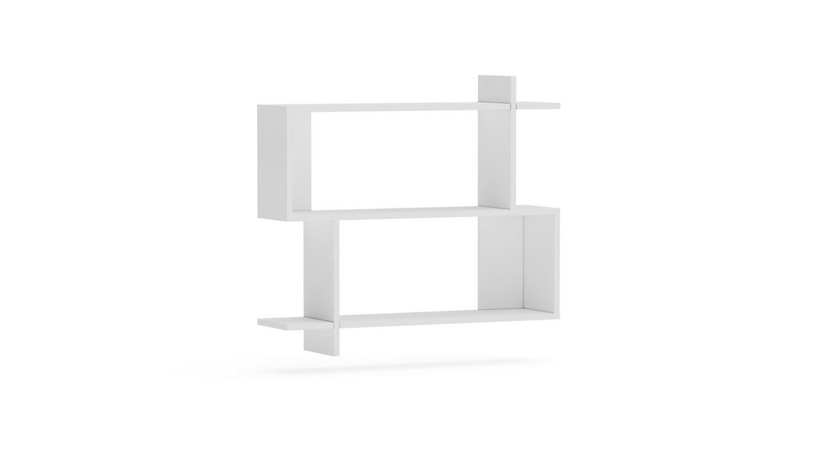 WANDREGAL Mita Weiß - Weiß, Holzwerkstoff (50/50/11cm) - Decorotika