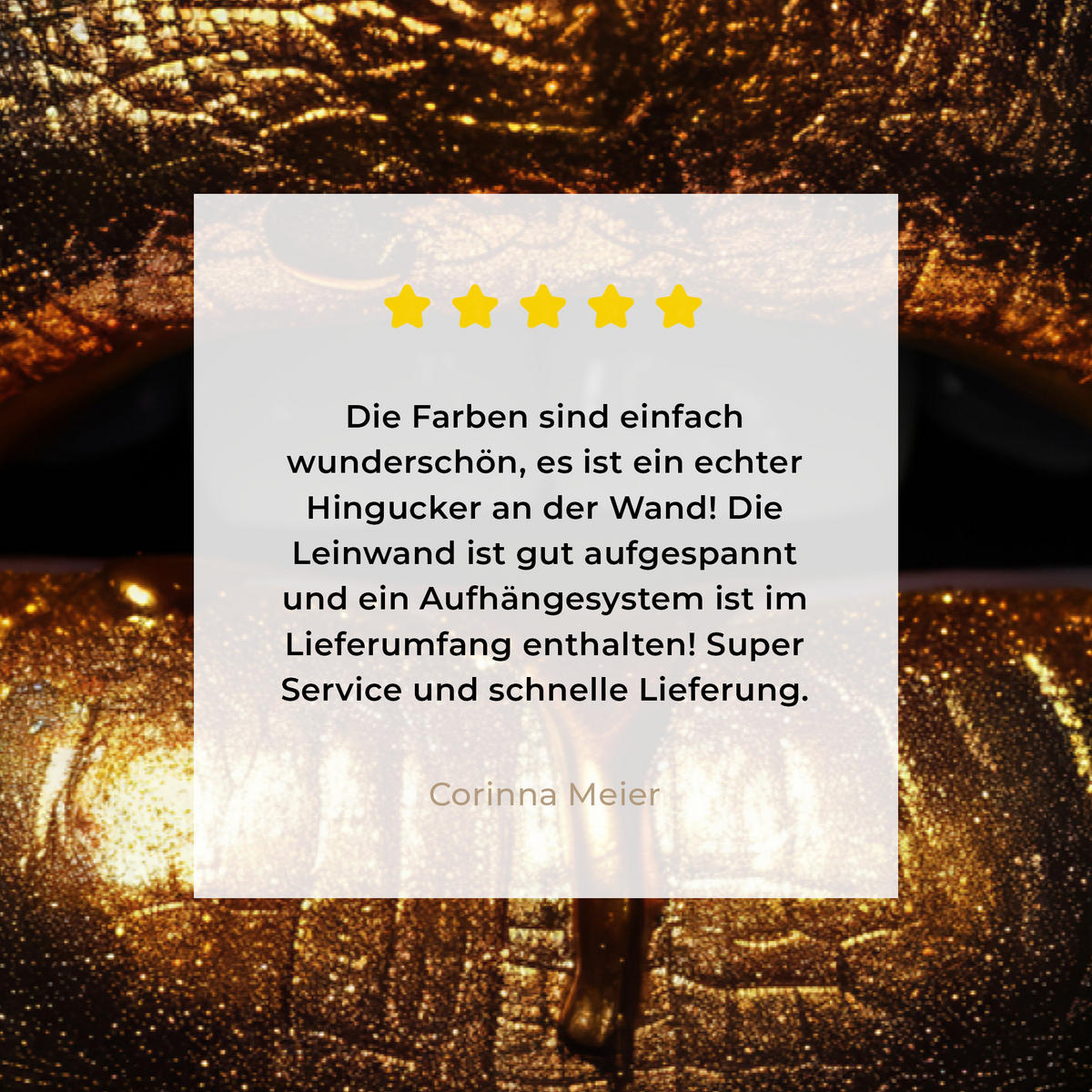 LEINWANDBILD Frau - Porträt - Lippen - Gold - Schwarz XXL 150x100 cm - Schwarz, Textil (150/100cm) - MuchoWow