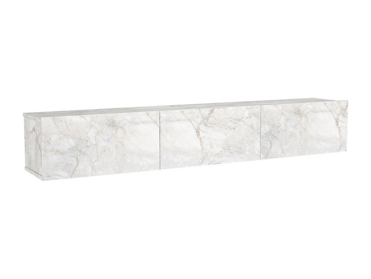TV-HÄNGESCHRANK - 180 cm x 29.5 cm - holz - weiß Vikila - Weiß, Holz (180/29.5/29.5cm) - Vente-Unique
