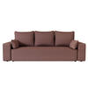 SOFA Vens mit Bettkasten und Schlaffunktion, Cordstoff - Lila, Holzwerkstoff (242/85/95cm)