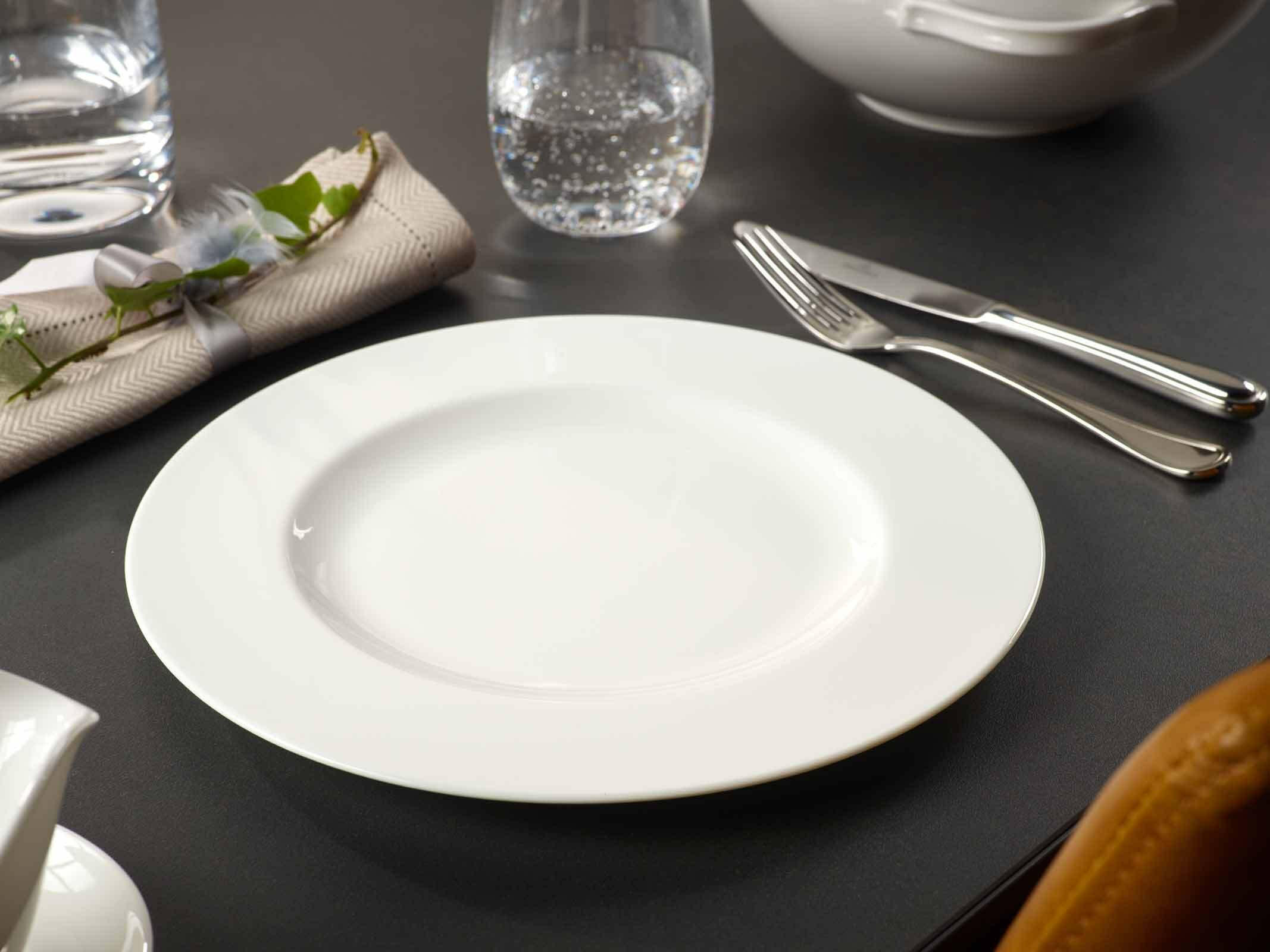 SPEISETELLER Anmut weiß ø 27,7 cm 6er Set - Weiß, Keramik (27.7cm) - Villeroy & Boch