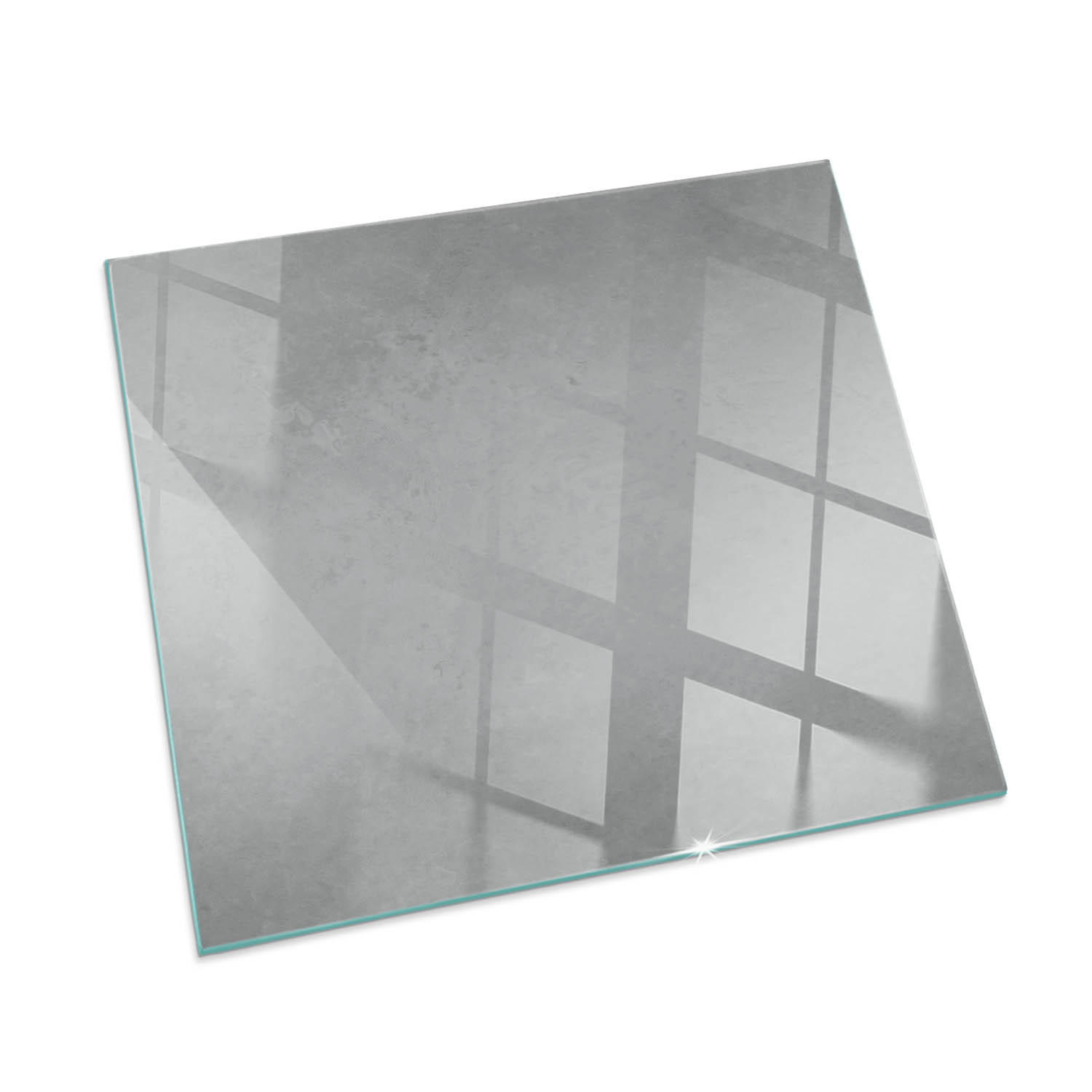ArtPrintCave Glasplatte Grau 50x50x0.4 cm
