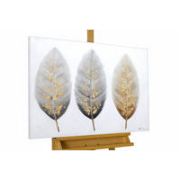 ACRYLBILD HANDGEMALT 100/75 cm - Beige/Braun, Holz/Textil (2/75cm) - KUNSTLOFT