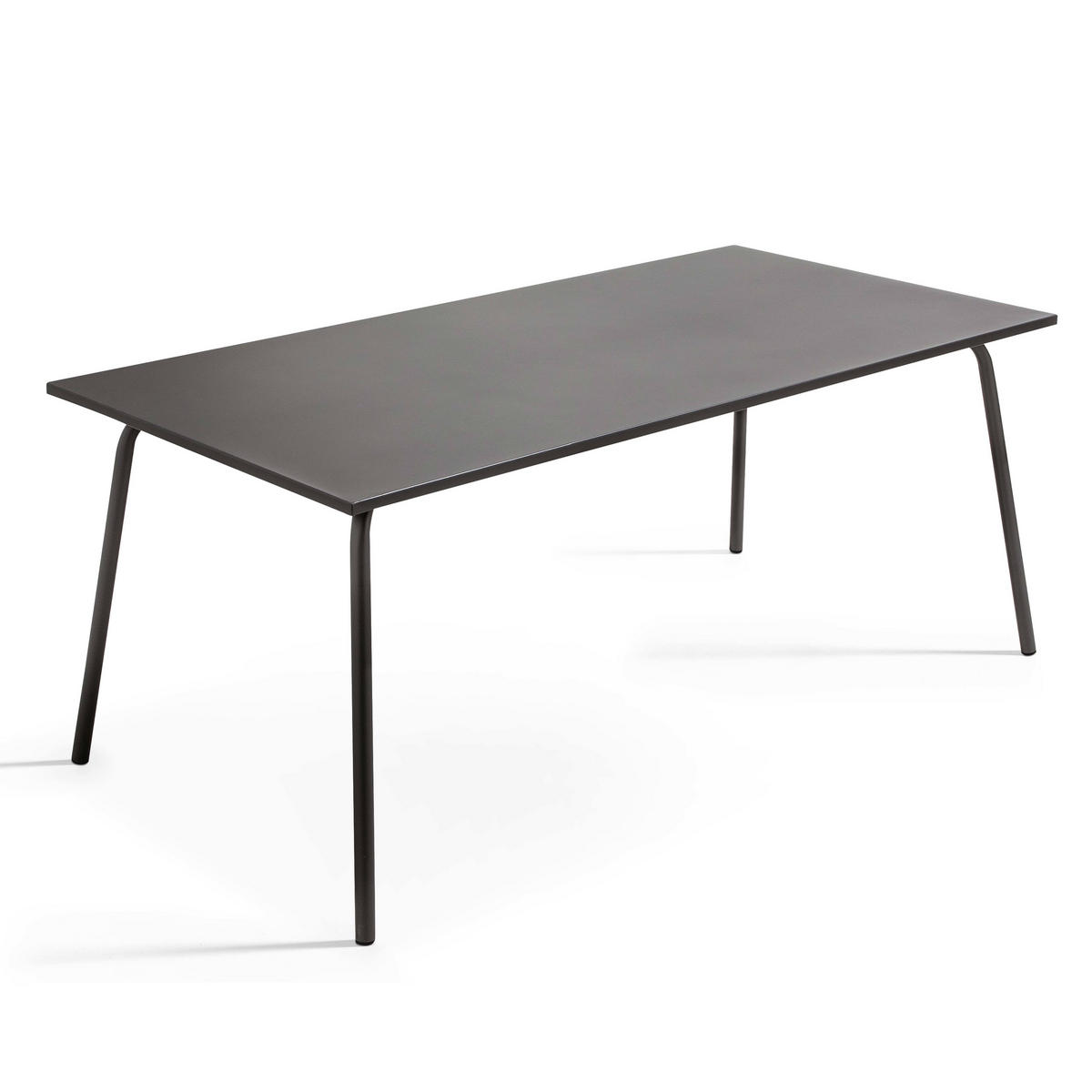 GARTENSET 7-tlg., Grau - Grau, Metall - Oviala