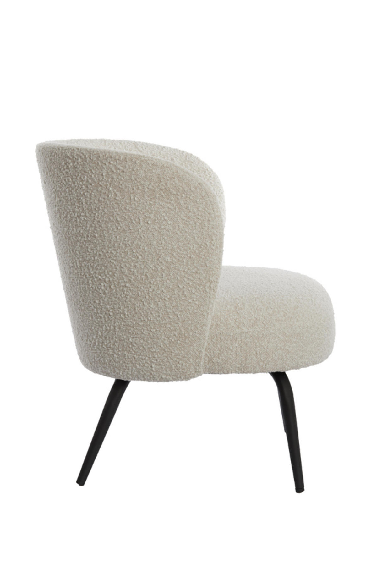 SESSEL Dieyda Braun 68/67/72 cm - Weiß, Textil (67/72/68cm) - Light & Living