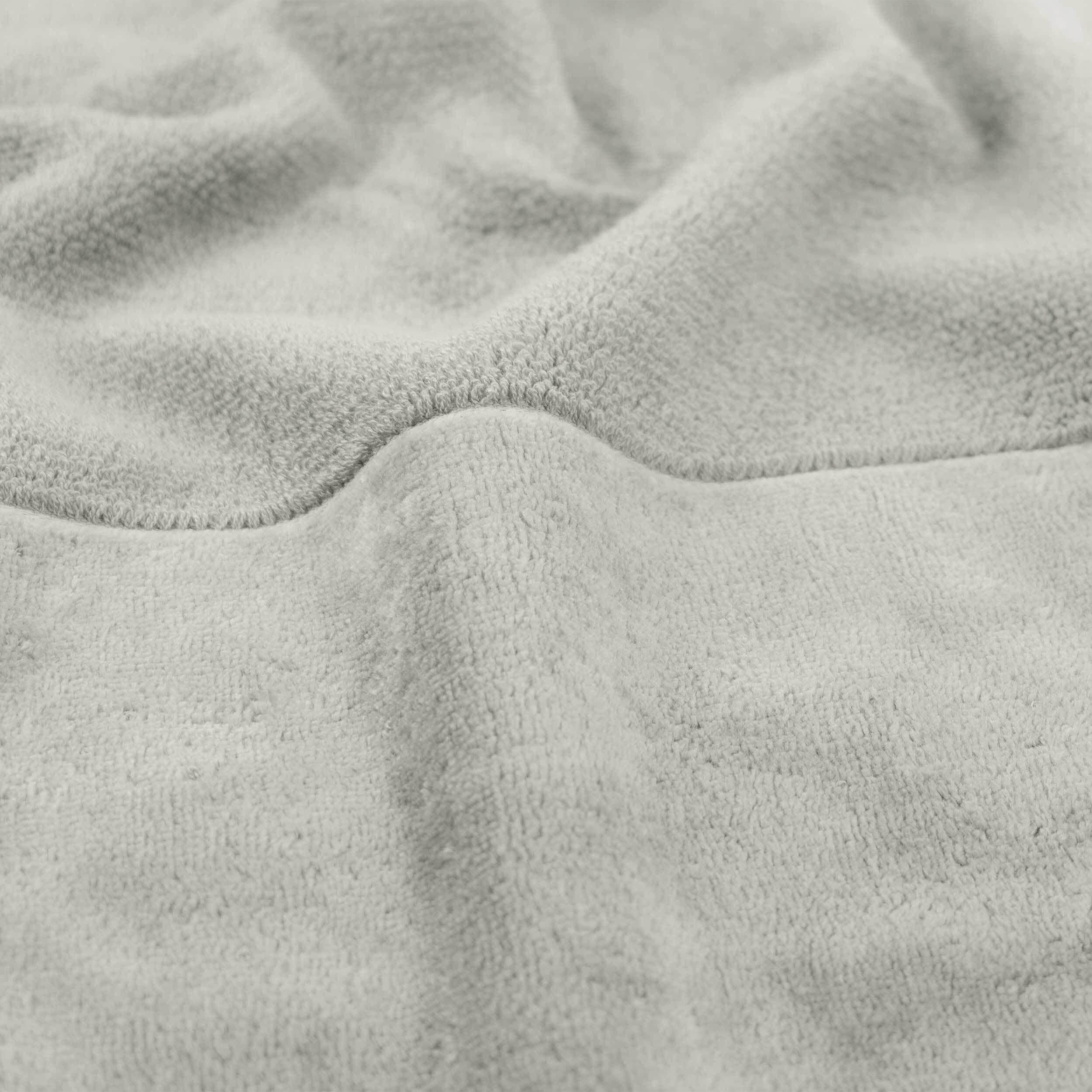 HANDTUCH BAMBOO LUXE - Silberfarben, Textil (50/100cm) - MÖVE