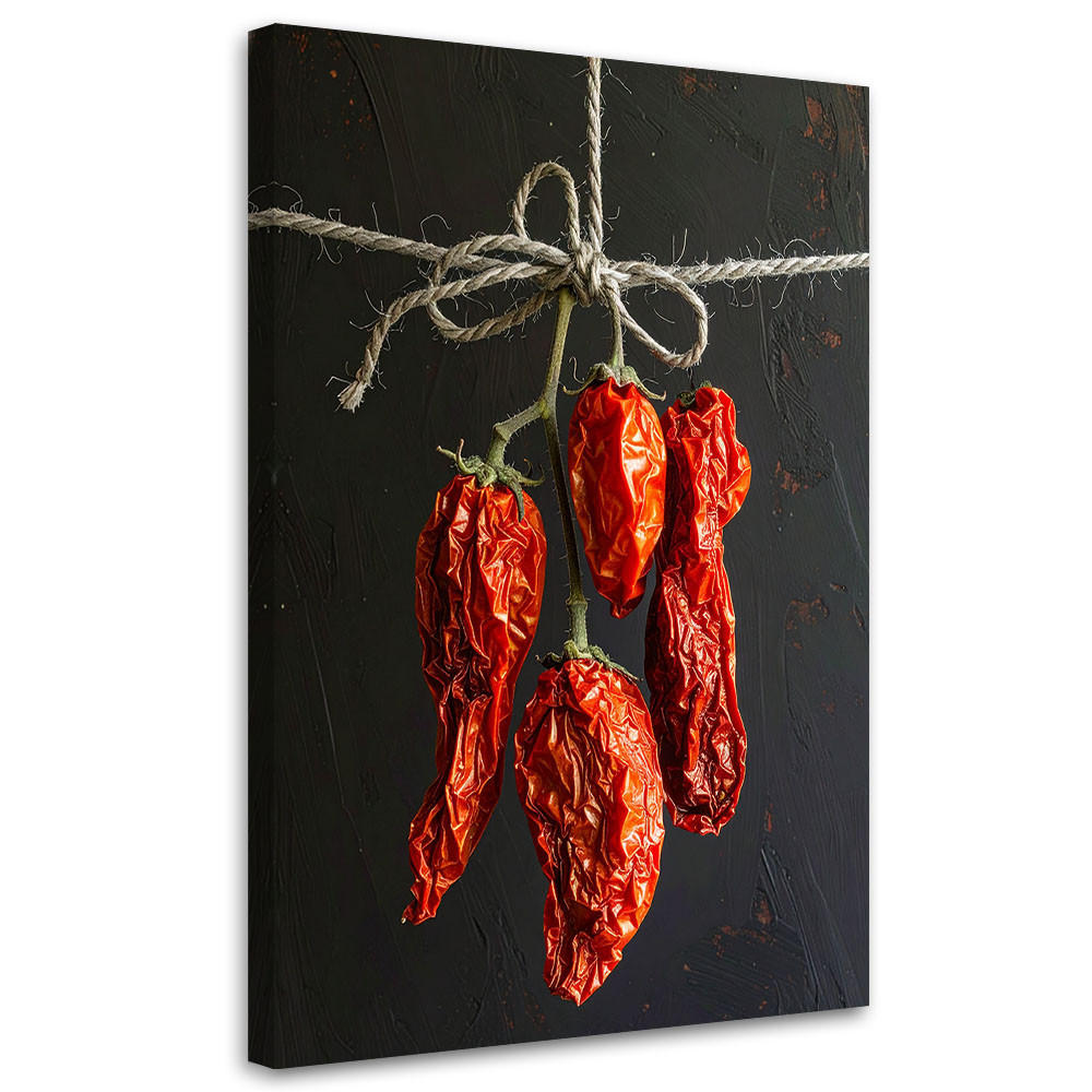 LEINWANDBILD Essen & Trinken 40x60cm - Rot, Textil (40/60cm) - Feeby