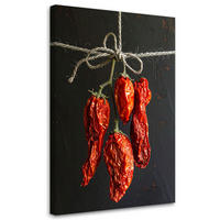 LEINWANDBILD Essen & Trinken 40x60cm - Rot, Textil (40/60cm) - Feeby