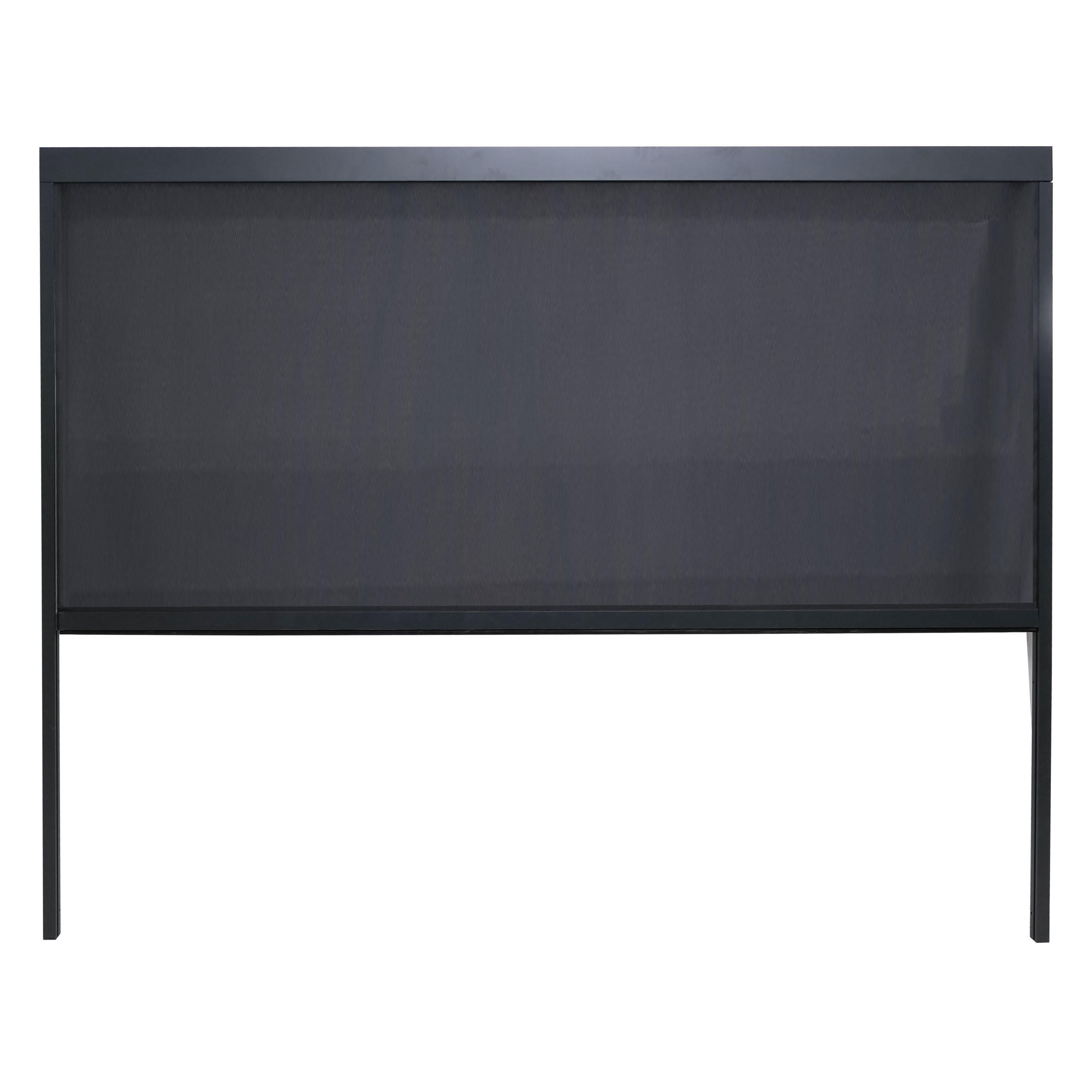 SEITENWAND FÜR PERGOLA Anthrazit - Anthrazit, Textil (275/217/10cm) - MCW