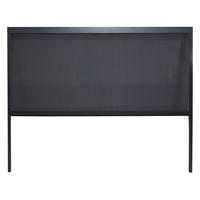 SEITENWAND FÜR PERGOLA Anthrazit - Anthrazit, Textil (275/217/10cm) - MCW