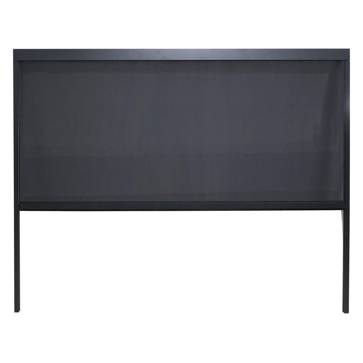 SEITENWAND FÜR PERGOLA Anthrazit - Anthrazit, Textil (275/217/10cm) - MCW