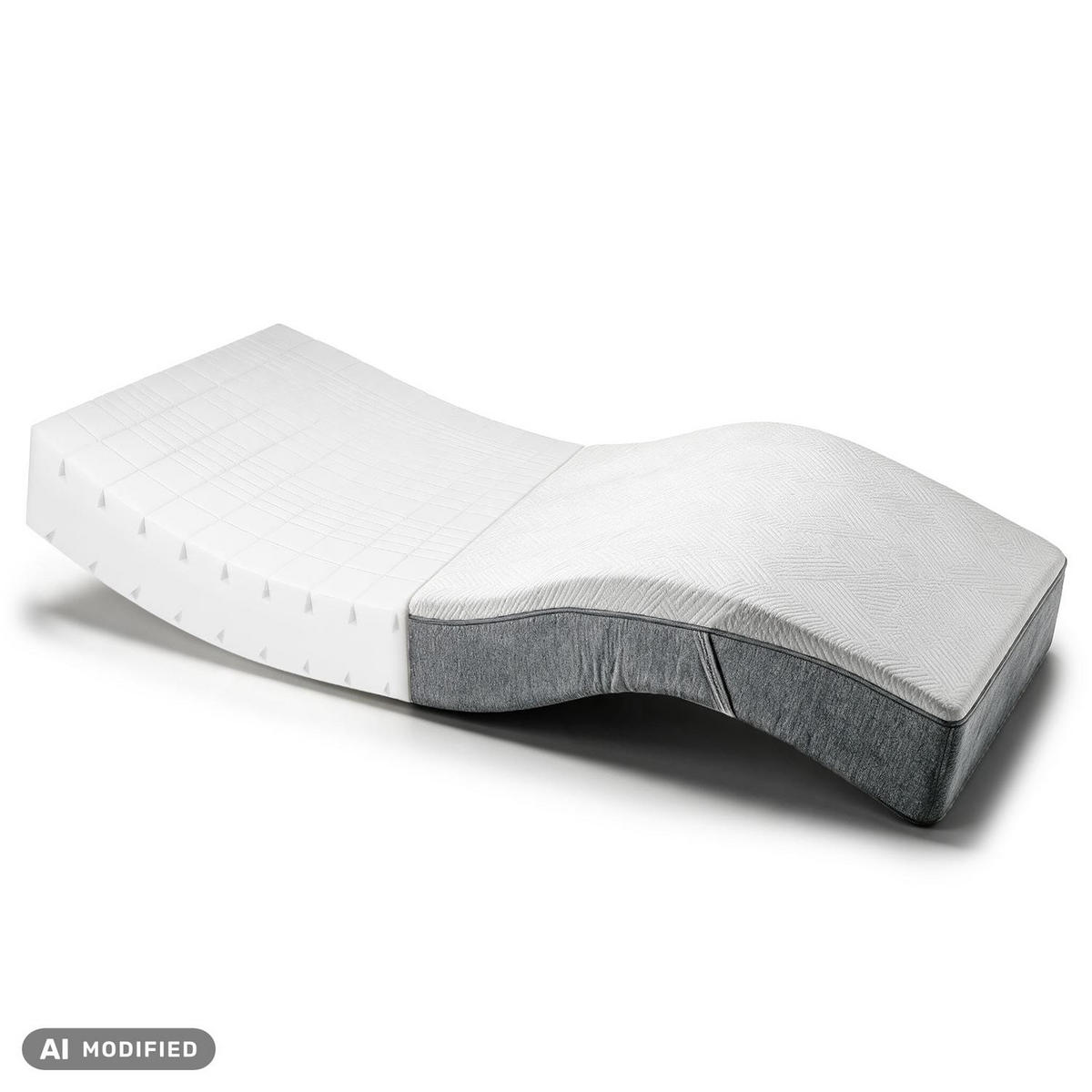 KOMFORTSCHAUMMATRATZE DeepComfort 80x200 cm - Weiß, Textil (80/200cm) - Matratzen Discount