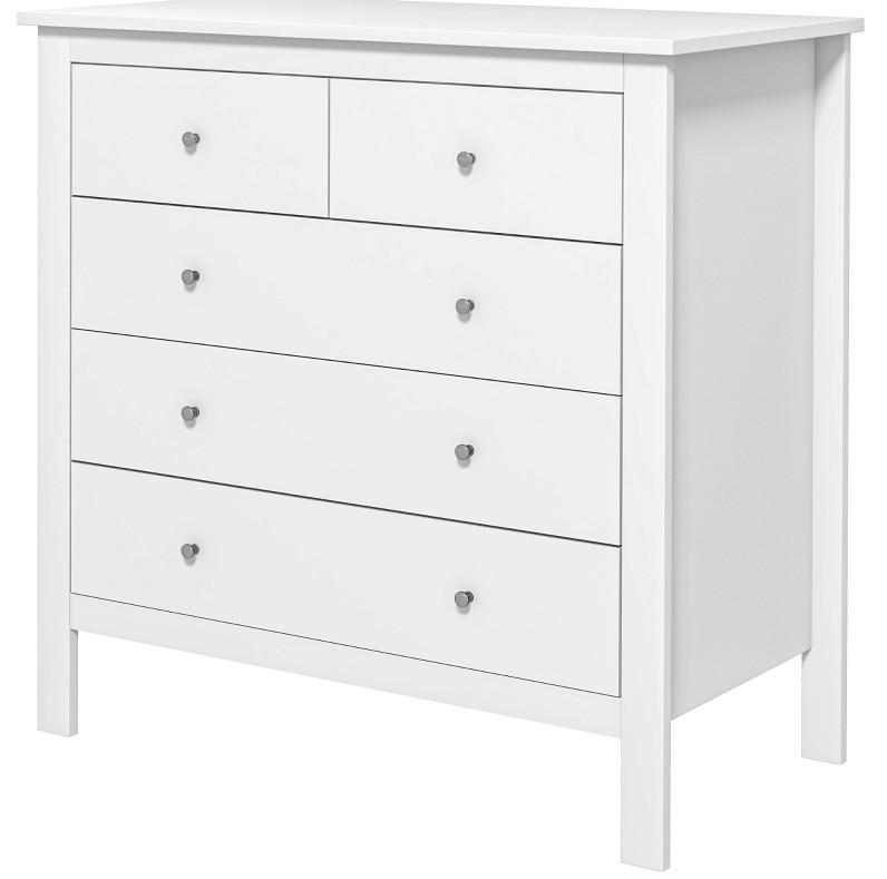 Meubliv Kommode Weiß 39.5x80.5x79 cm
