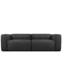 2,5-SITZER SOFA BUFFO, Dunkelgrau - Dunkelgrau, Holz/Holzwerkstoff (250/73/96cm) - KONSIMO®