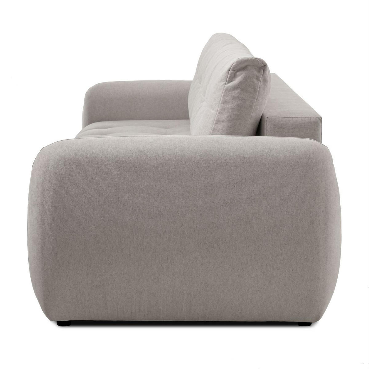 SOFA OMEGA Zweisitzer mit Schlaffunktion, Rosa 27 - Beige, Textil (252/92/105cm) - Lookway