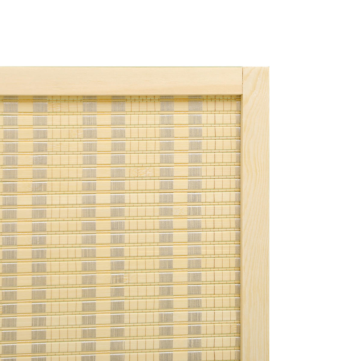 PARAVENT 4-teilig 180 x 181 cm, Natur - Naturfarben, Holzwerkstoff (180/180/1.7cm) - HOMCOM