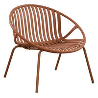 LOUNGESESSEL Barow Terrakotta 79.5 cm x 72.5 cm - Terracotta, Kunststoff (79/72/71cm) - Kenay Home