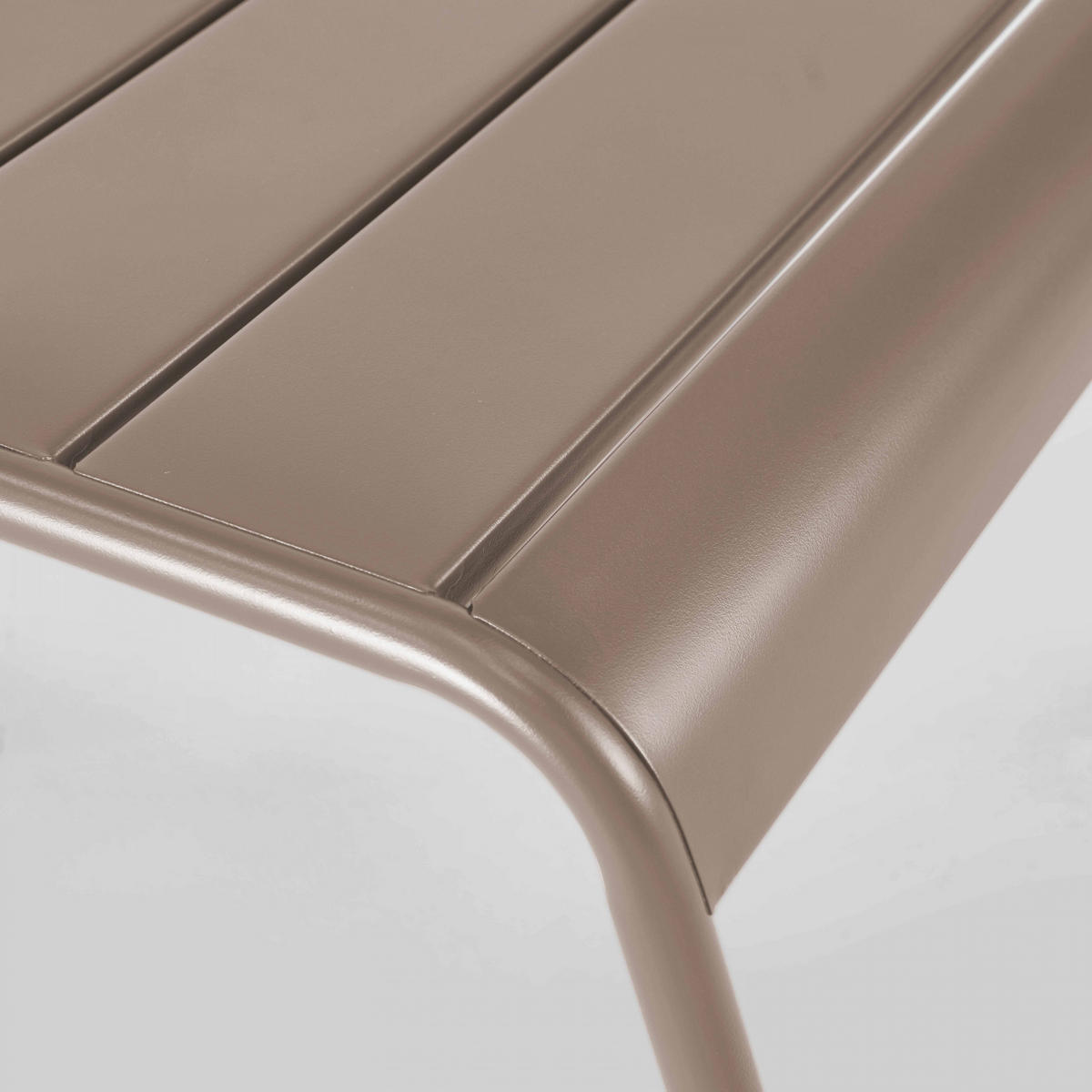 GARTENHOCKER, Taupe - Taupe, Metall (44/30/40cm) - Oviala