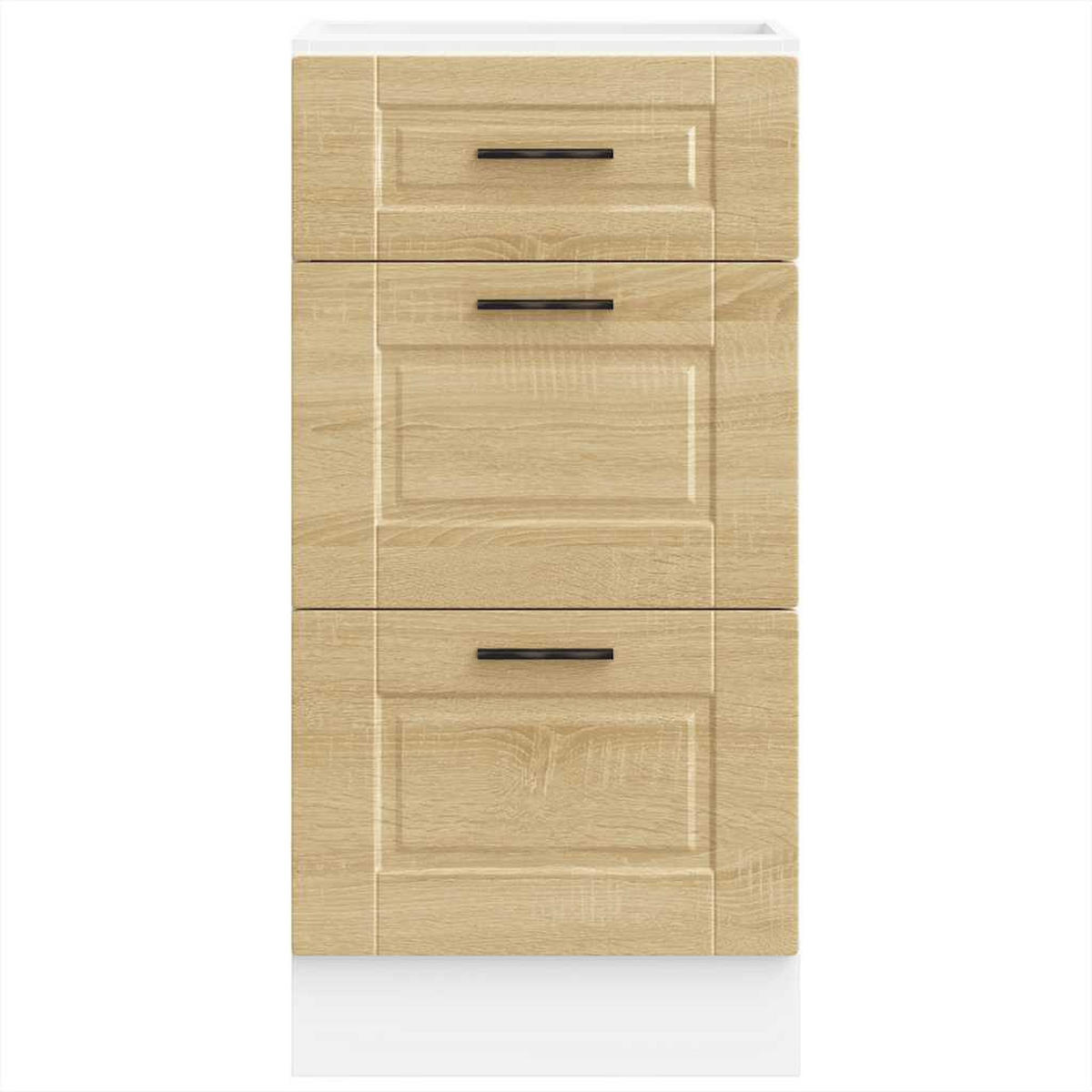 KÜCHENUNTERSCHRANK Samu Sonoma-Eiche 40x46x81,5 cm - Sonoma Eiche, Holz (40/81.5/46cm) - DELUKE