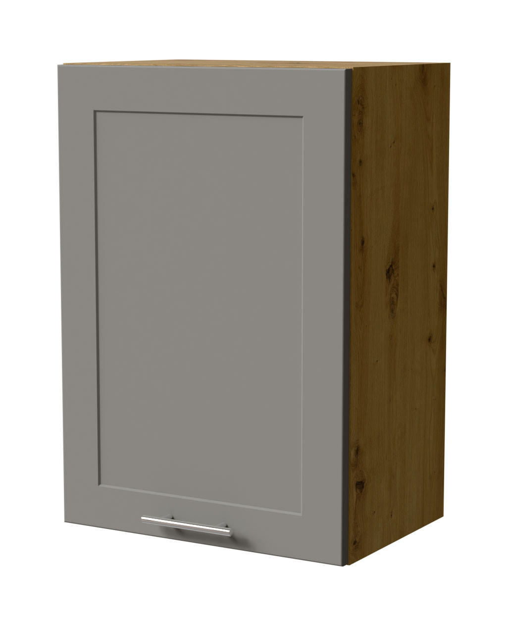 HÄNGESCHRANK Oslo W2/50 Eiche Artisan / Dust Grey Matt 50 / 32,5 / 72cm - Eiche Artisan/Grau, Holz/Holzwerkstoff (50/72/32.5cm) - Feldmann-Wohnen