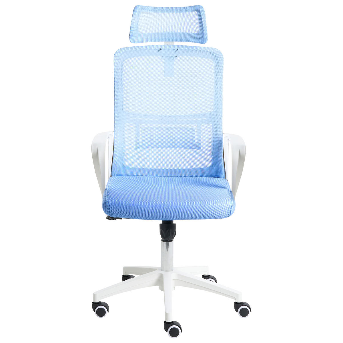 BÜROSTUHL Blau Monarch - Blau, Textil (46/110/62cm) - Beliani