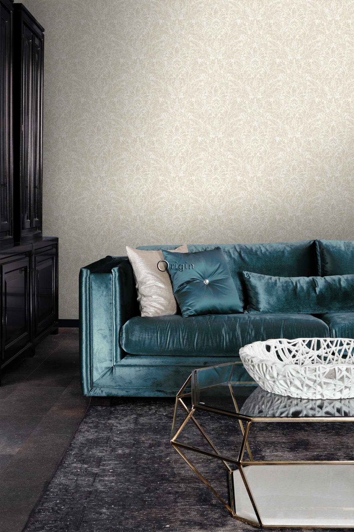 TAPETE Ornamente 53 cm x 10.05 m - Beige, Papier (53/1000cm) - Origin Wallcoverings