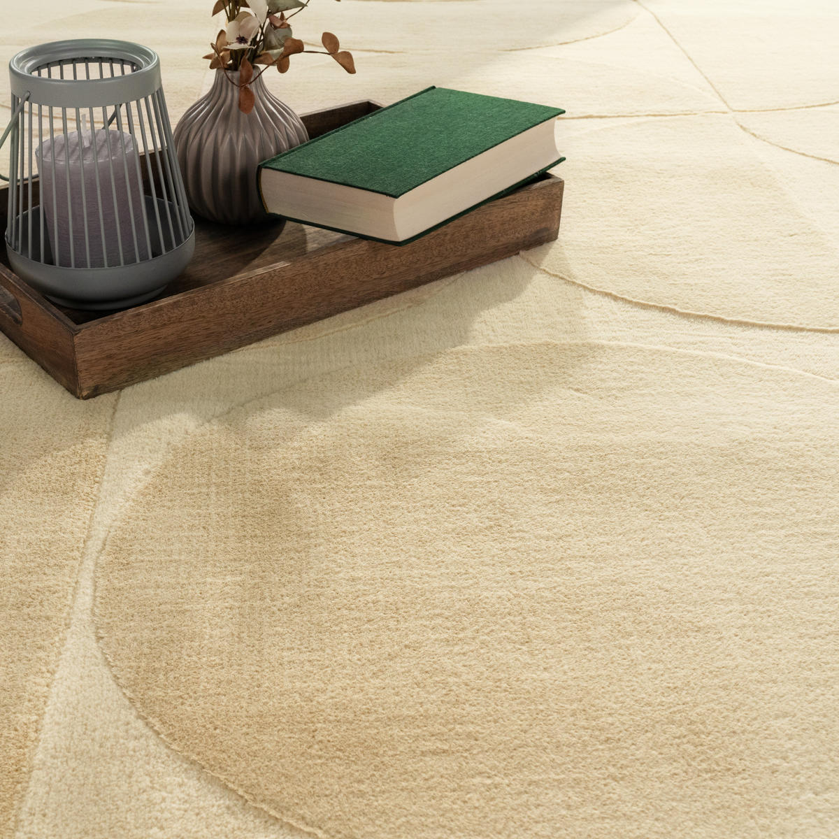 KURZFLORTEPPICH 80/150 cm Lelystad 526 - Beige, Textil (80/150cm) - Paco Home