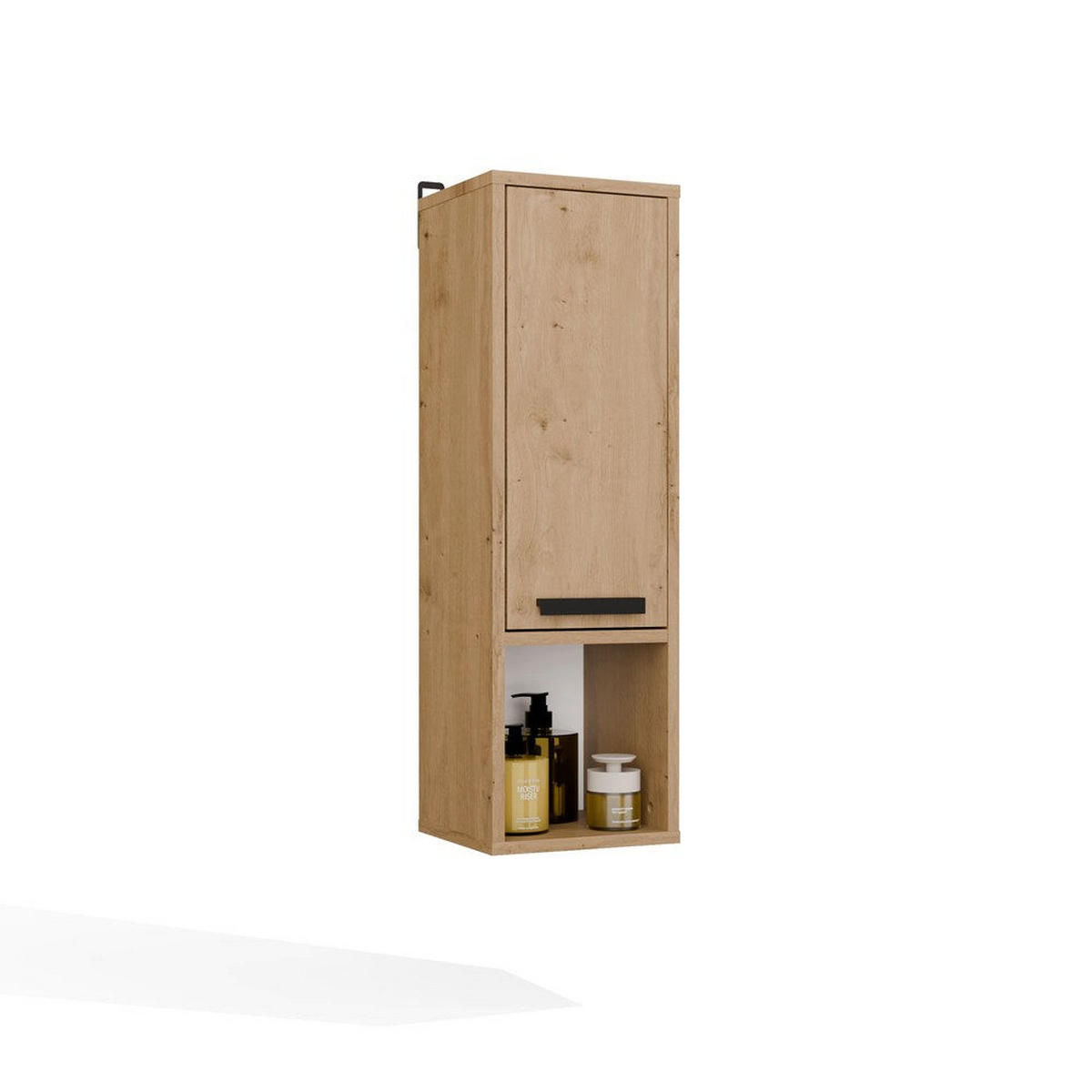 WANDHÄNGESCHRANK Ida - Eiche Wotan, Holzwerkstoff (25.5/82/24cm) - kommodly
