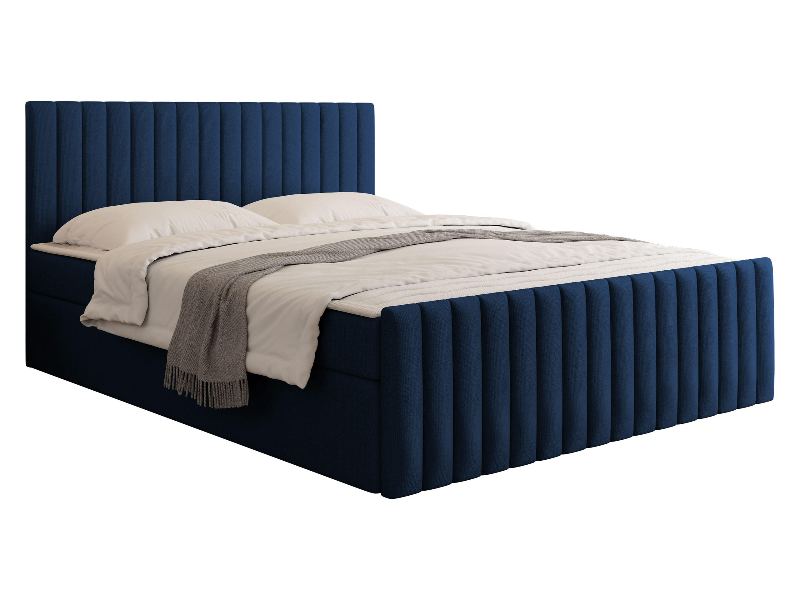 BOXBETT Tirulo Fix - H3 - Blau/Schwarz, Holzwerkstoff/Kunststoff (180/200cm) - MIRJAN24
