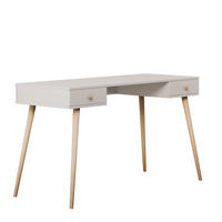 SCHREIBTISCH VALERIO 135/55/79 cm, Kaschmir - Kaschmir, Naturmaterialien/Holzwerkstoff (55/135/79cm) - Idohome