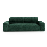 POHOVKA Fabio 3MÍSTNÁ Zelená - zelená barva, dřevo (260/82/102cm) - Petits-meubles