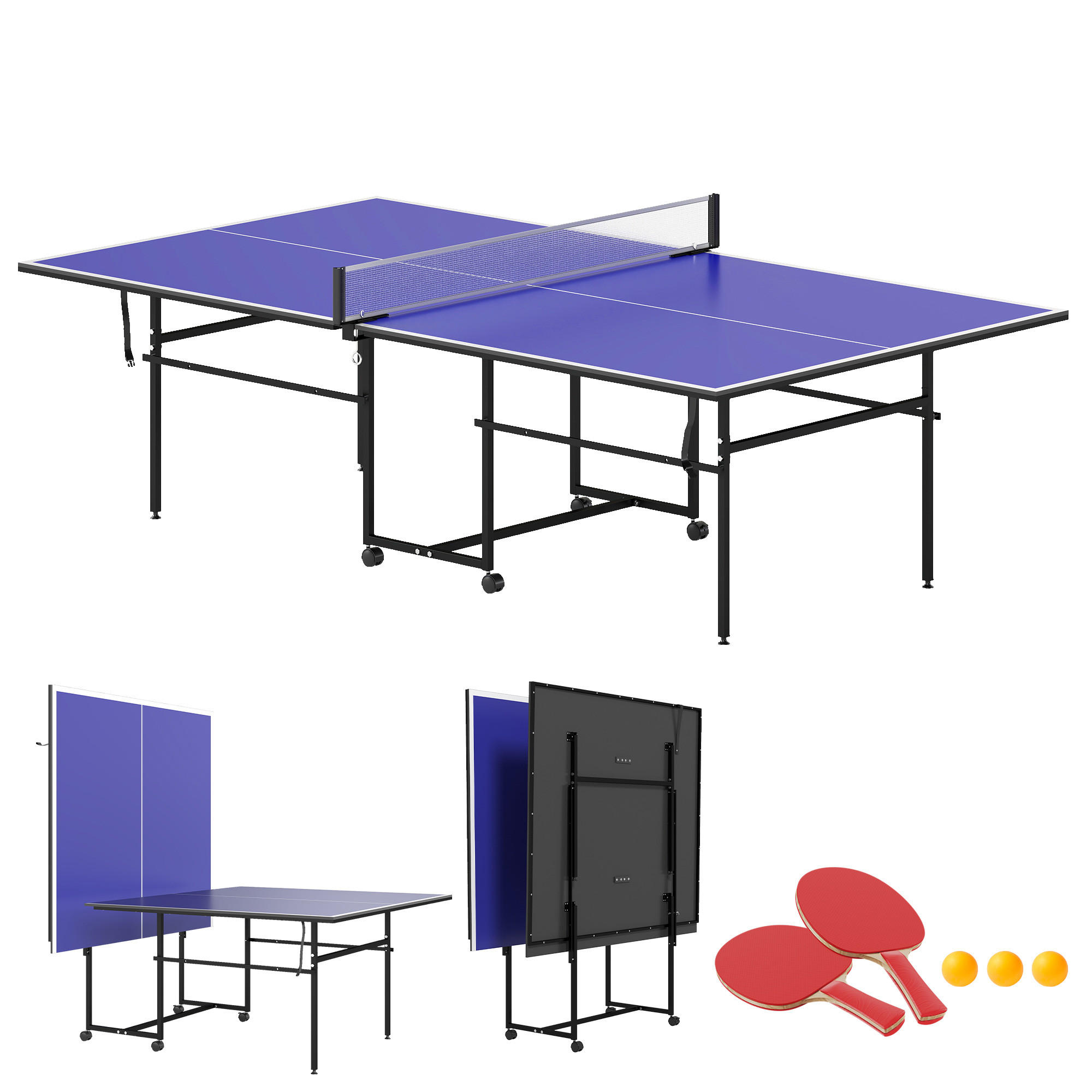 ComfortXL Tischtennisplatte Blau 152.5x274 cm