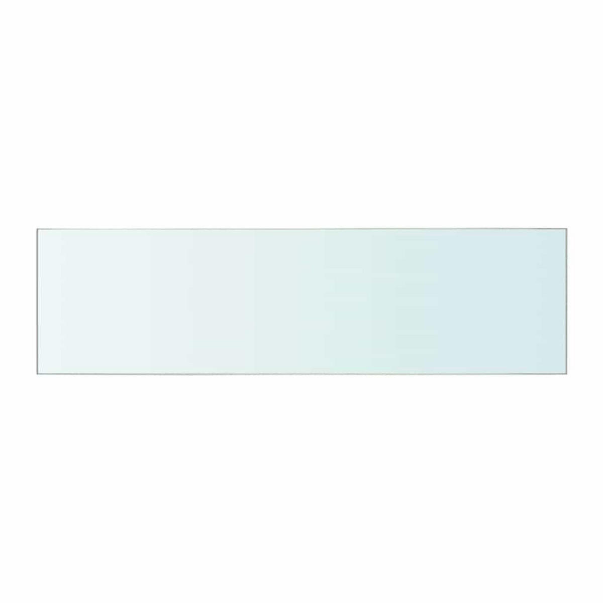 REGALBODEN Glas Transparent 50/12 Cm - Transparent, Glas (12/0.8/50cm) - vidaXL