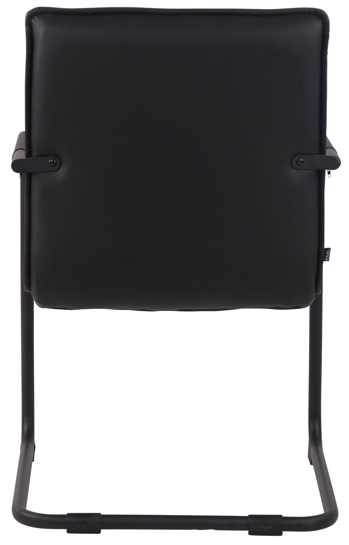 SCHWINGSTUHL 2er Set Lederlook schwarz - Schwarz, Textil/Metall (57/89/64cm) - CLP