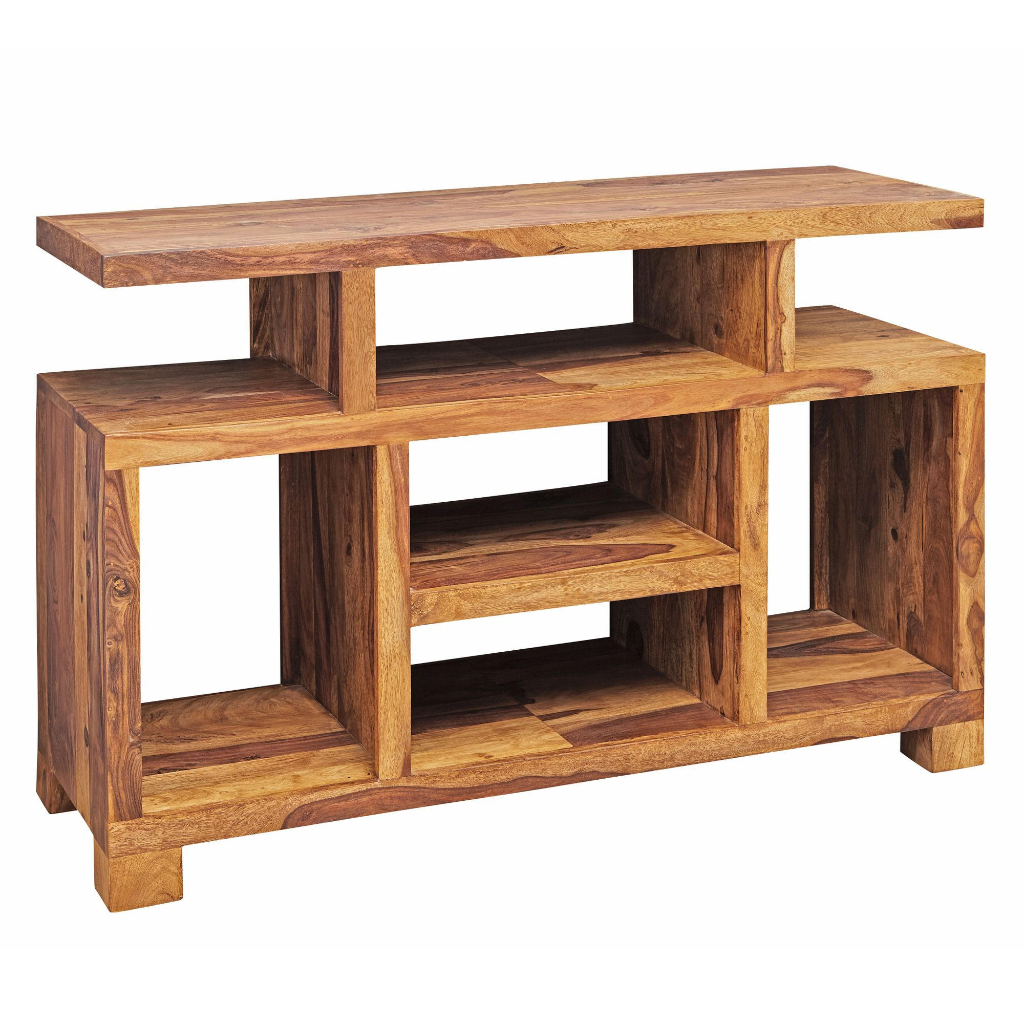 SIDEBOARD – Massivholz, 115x76x40 cm, Landhausstil, auch als TV-Kommode - Braun, Holz (115/76/40cm) - KADIMA DESIGN