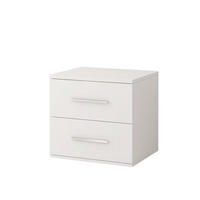 KINDER-NACHTTISCH OLMO 22 55/44/51 Weiß - Weiß, Holzwerkstoff (55/51/44cm) - Deine Möbel 24