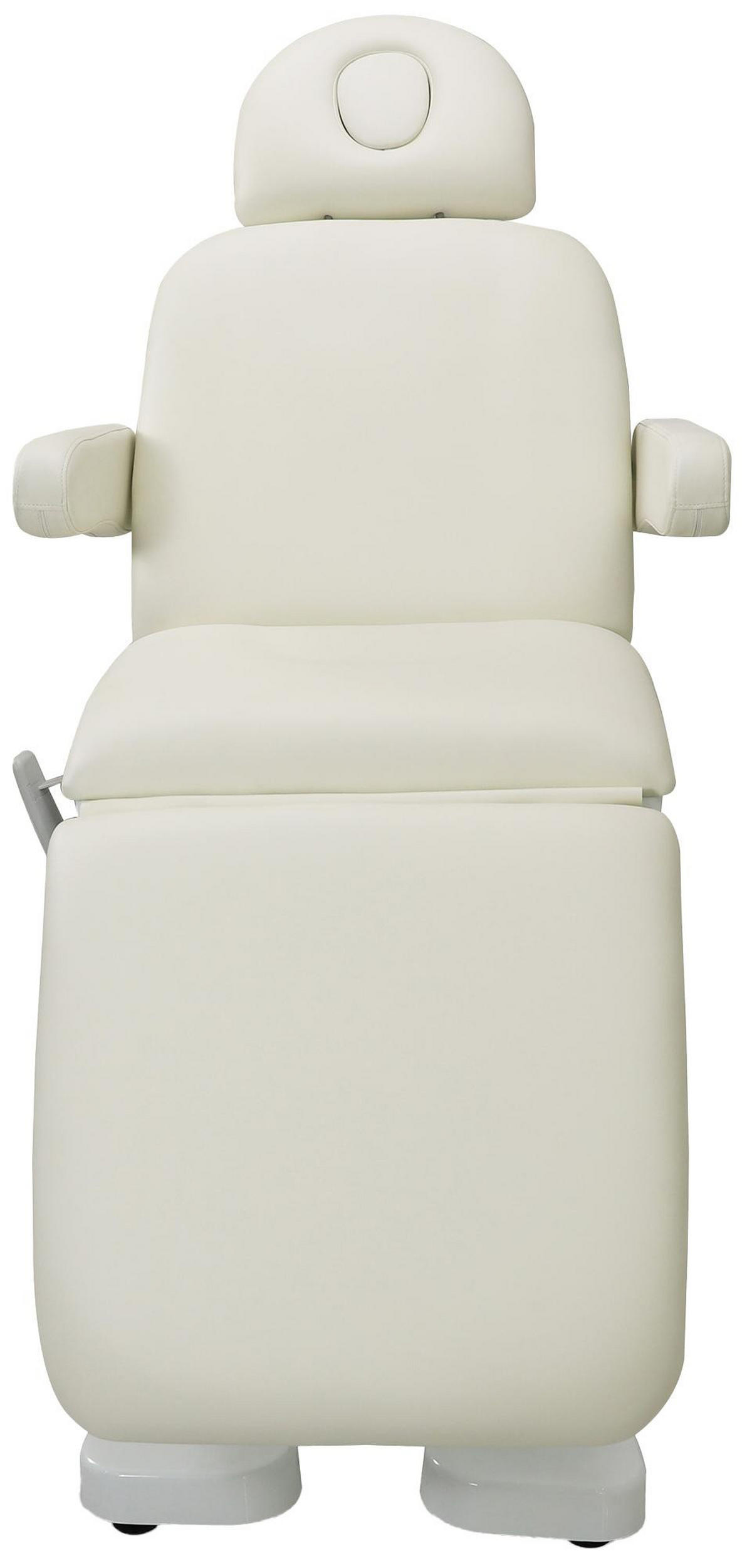 KOSMETIKLIEGE Speyer Elektrisch 66x205x80cm Kunstleder Weiß Massageliege - Weiß, Kunststoff (66/80/205cm) - DELUKE