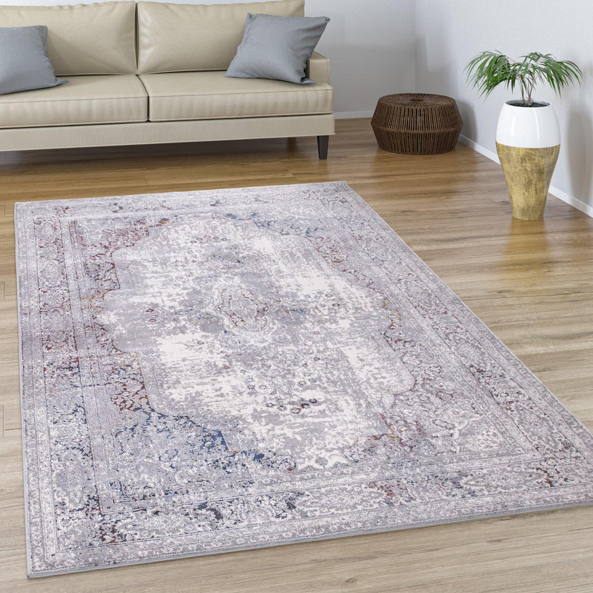 KURZFLORTEPPICH 80/150 cm Calabria 581 - Multicolor, Kunststoff (80/150cm) - Paco Home
